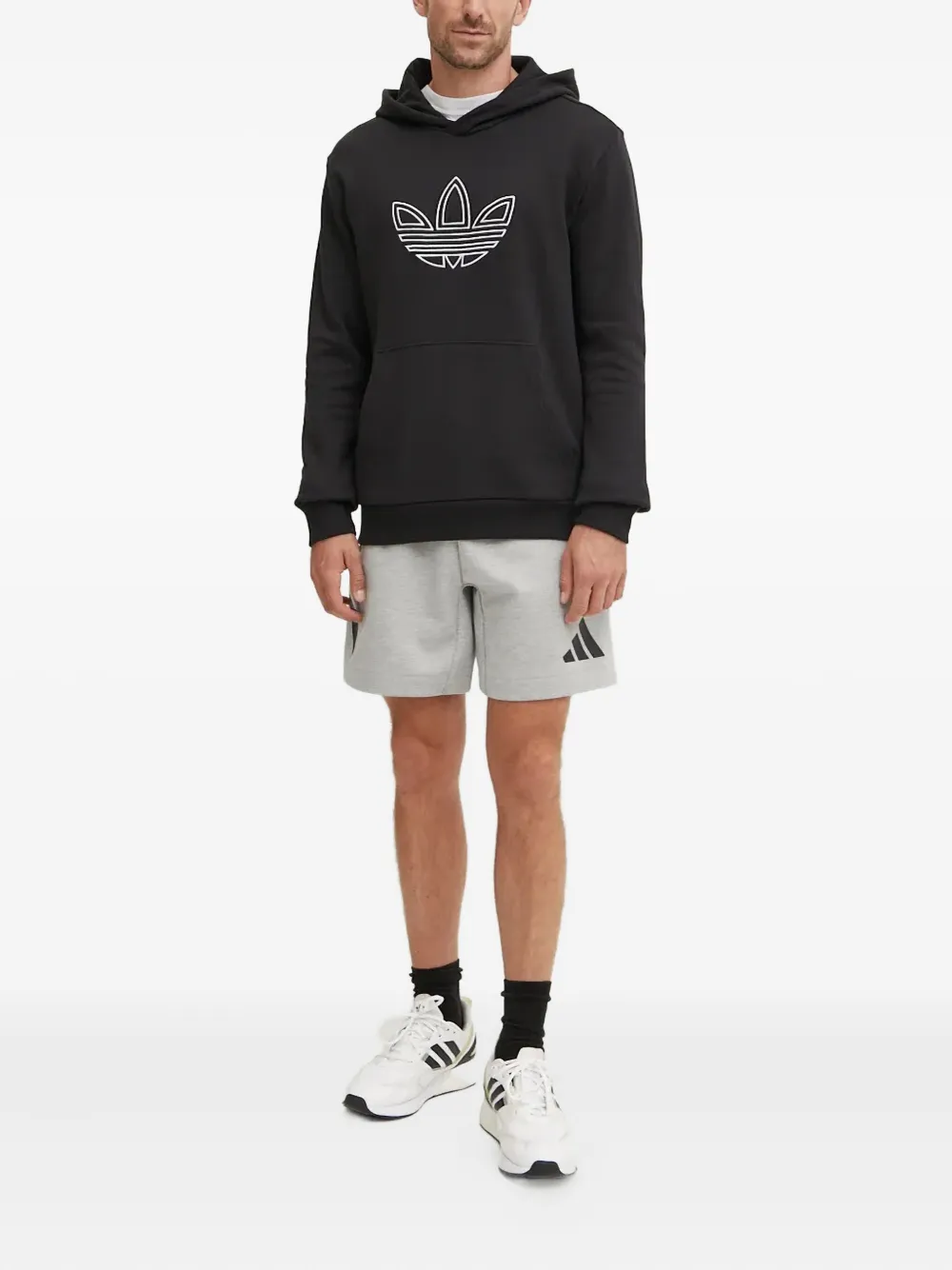 adidas logo-embroidered hoodie | Hoodies | Image 2