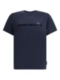 Moose Knuckles logo-print T-shirt - Blue