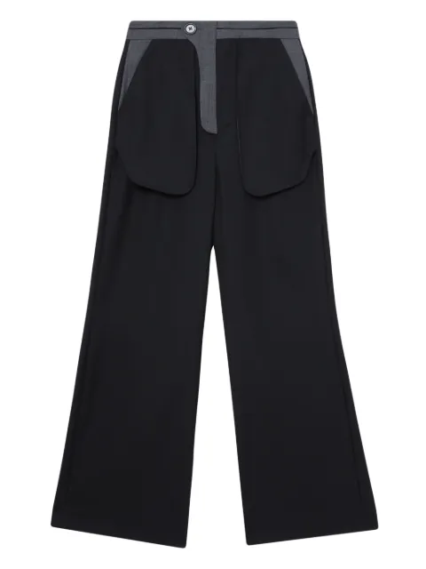 BAPY BY *A BATHING APE® pantalones con dobladillo vuelto