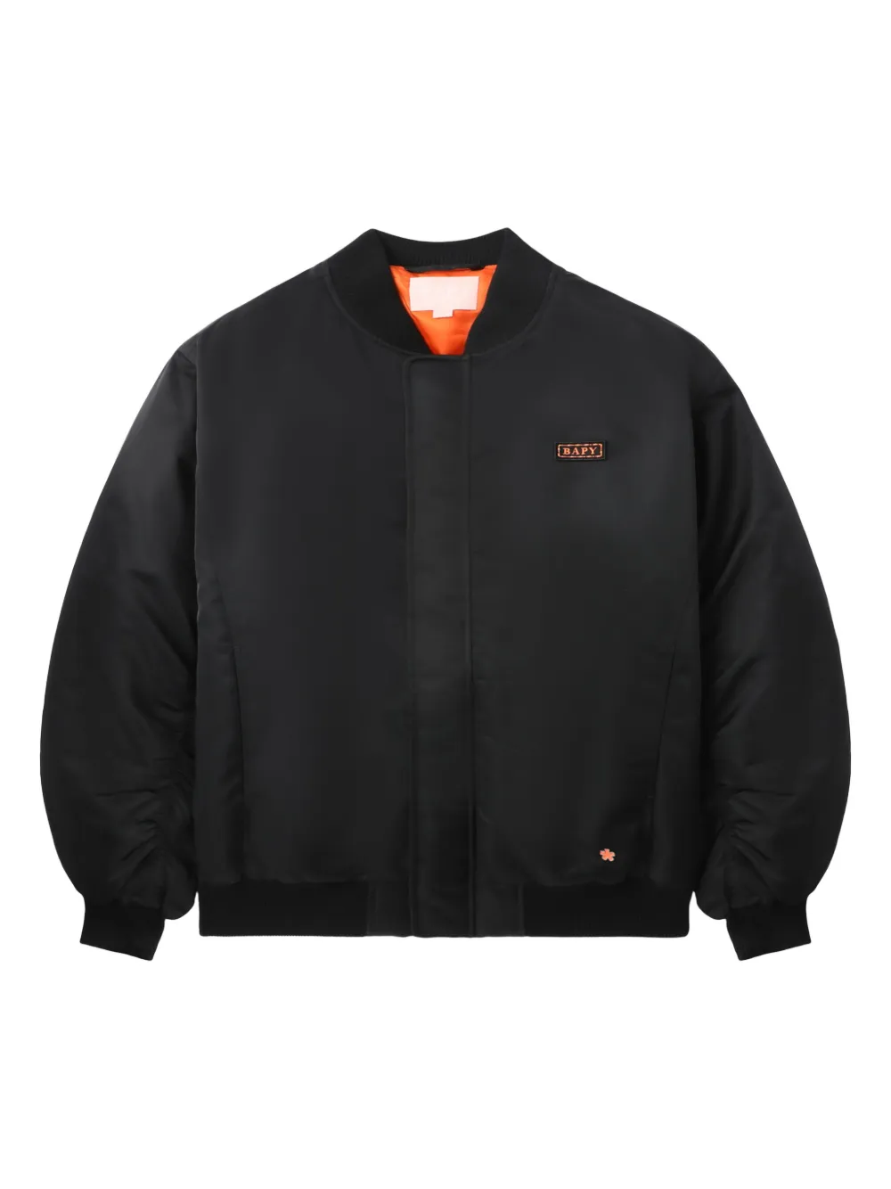 logo-patch bomber jacket