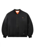 BAPY BY *A BATHING APE® logo-patch bomber jacket - Black