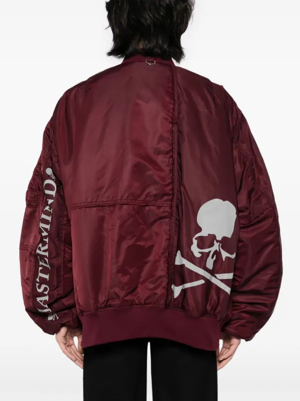 Mastermind World x Alpha Industries MA-1 ジャケット | レッド