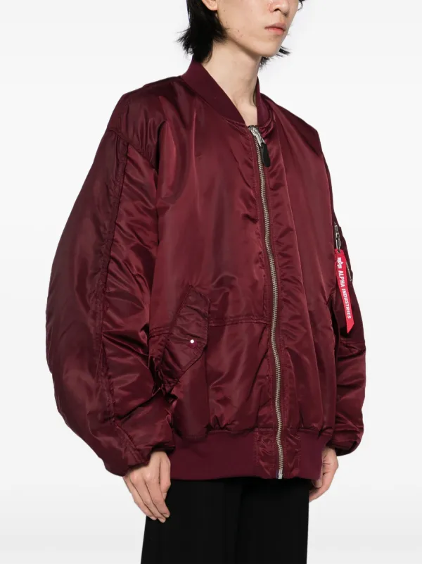 Mastermind World x Alpha Industries MA-1 ジャケット | レッド