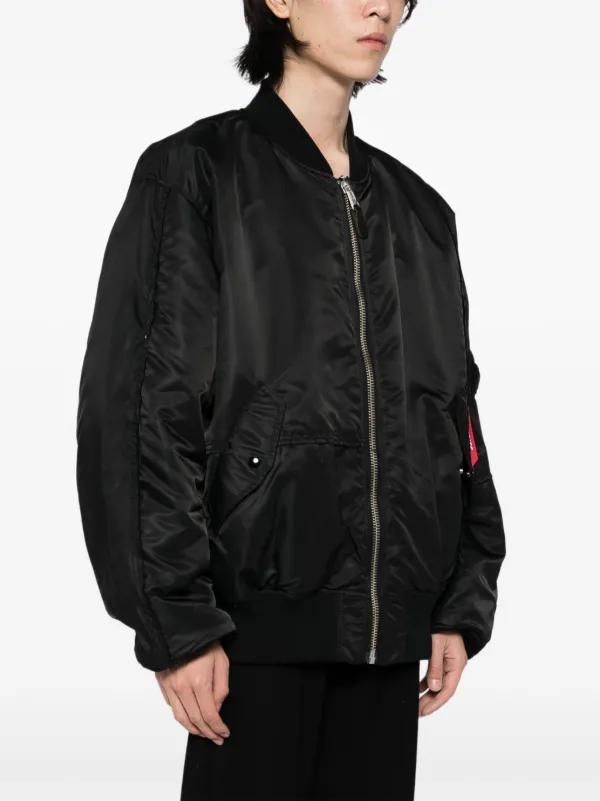 Mastermind World x Alpha Industries MA-1 Jacket | Black | FARFETCH SG