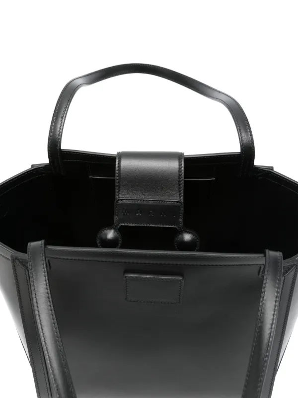 【送料&関税込】Marni Mini Riviera Tote Bag Marni Mini Riviera Tote Bag | Black | FARFETCH