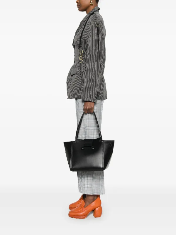 関税込み◎【MARNI】レザー製ミニRiviera バッグ Black leather Mini Riviera Bag | Marni