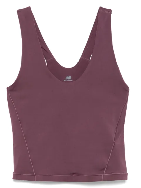 New Balance logo-print performance tank top