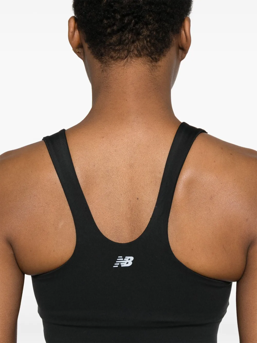 New Balance Tanktop met logoprint Zwart