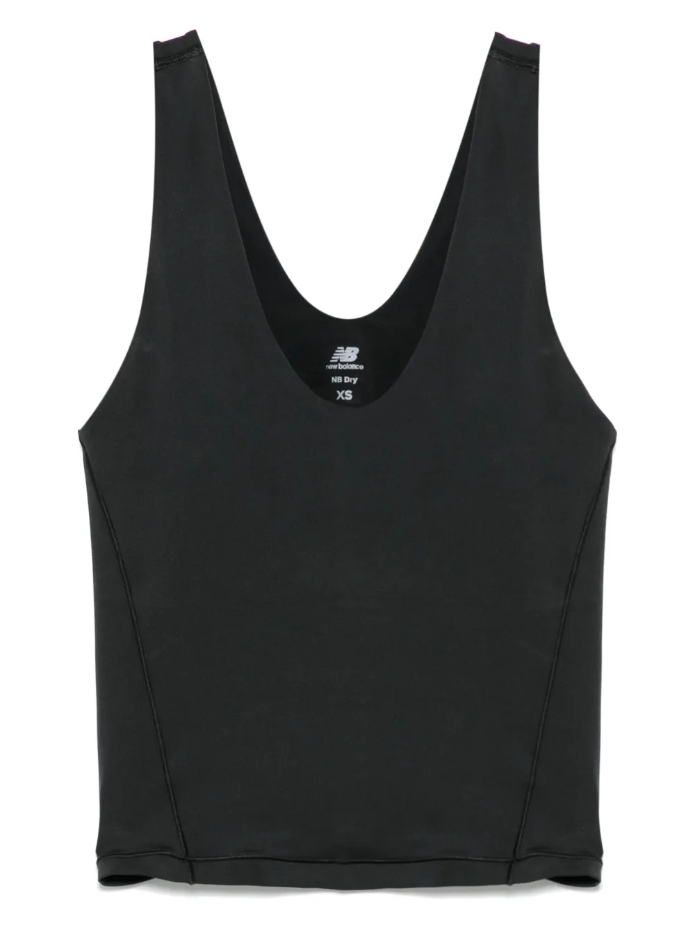 New Balance logo-print performance tank top | Black | Image 1