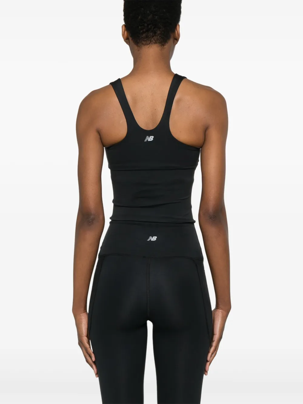 New Balance Tanktop met logoprint Zwart