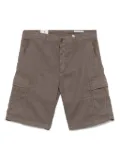 Myths logo-tag cargo shorts - Brown