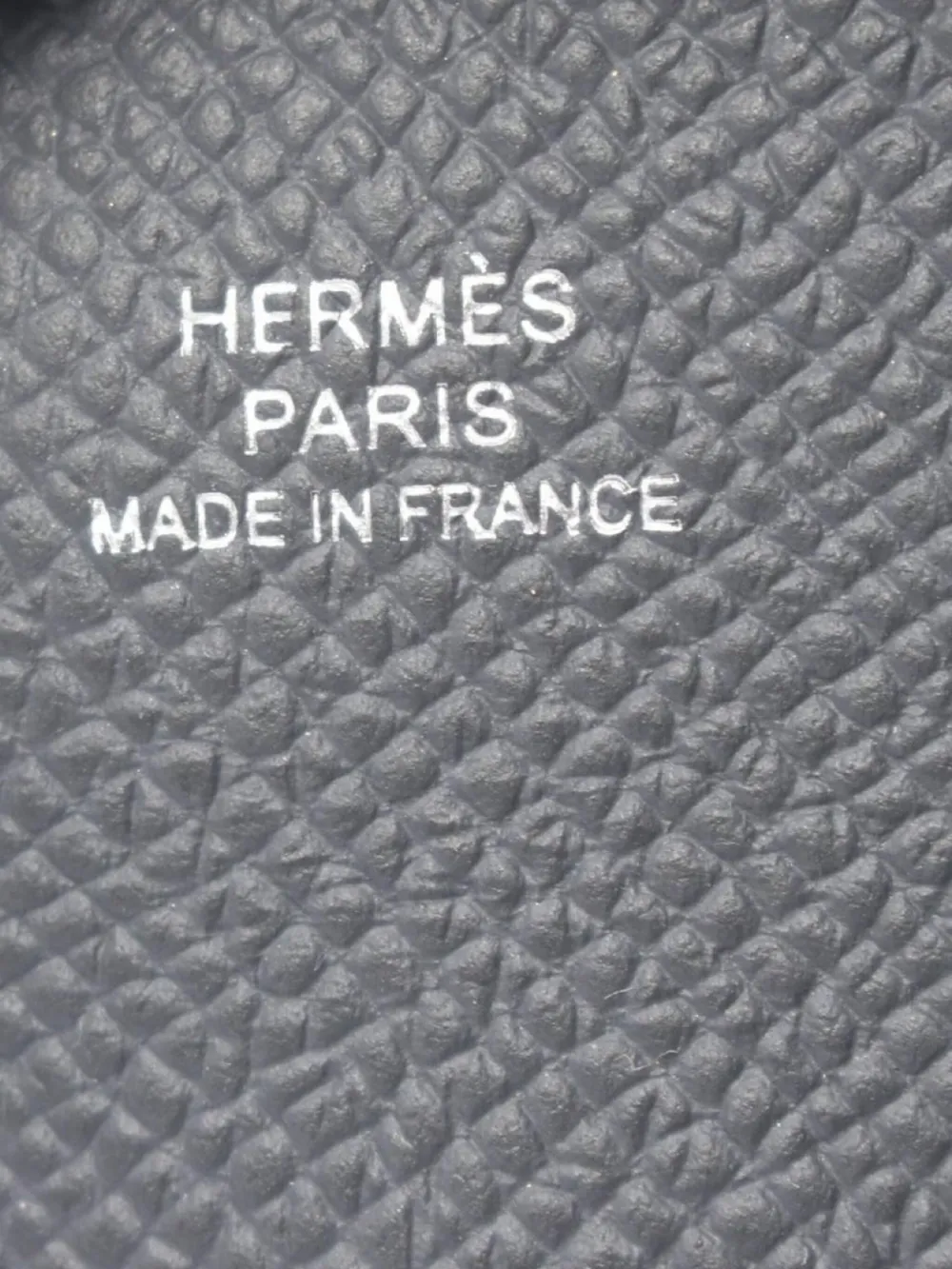 Pre-owned Hermes 2024 Bastia Coin Purse In Grey