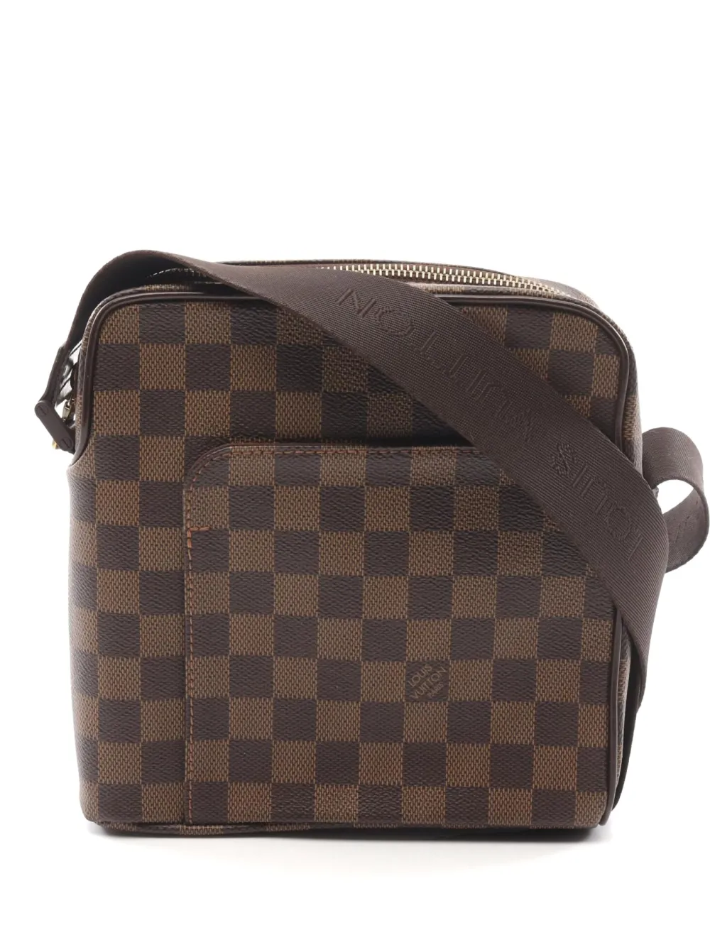 Pre-owned Louis Vuitton 2007 Olaf Pm Shoulder Bag In Brown