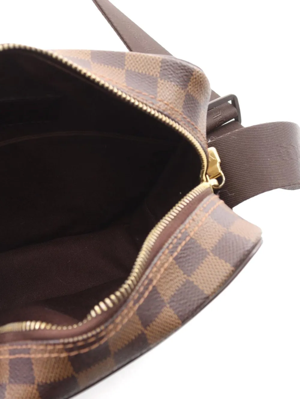 Pre-owned Louis Vuitton 2007 Olaf Pm Shoulder Bag In Brown