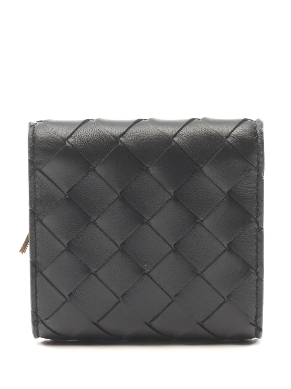 Bottega Veneta Pre-Owned 2020s Intrecciato wallet Zwart