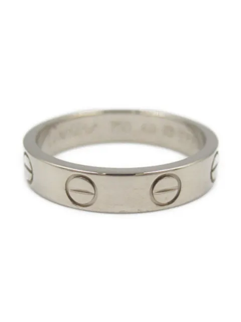 Cartier 2010s 18kt white gold mini Love ring