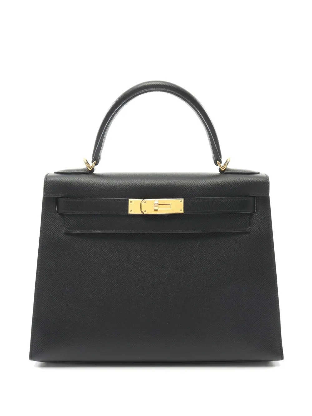 Hermès Pre-Owned 2019 ケリー 28 ハンドバッグ - ブラック Hermès Pre-Owned 2019 ケリー 28 ハンドバッグ - ブラック