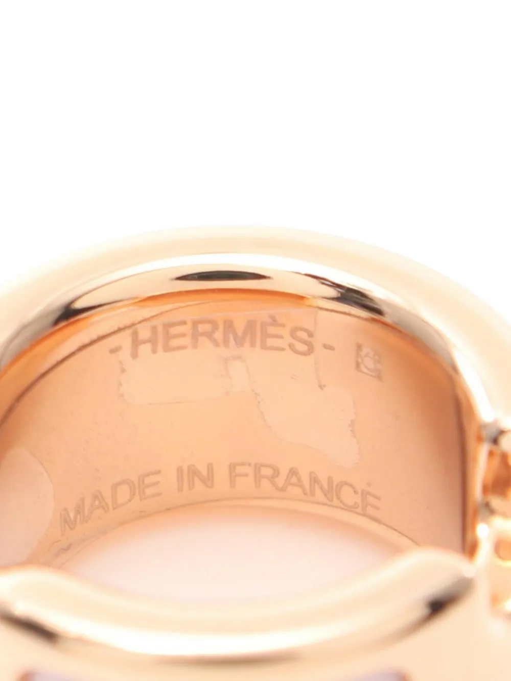 Pre-owned Hermes 2020s Olymp Pm Ear Cuff In Gold