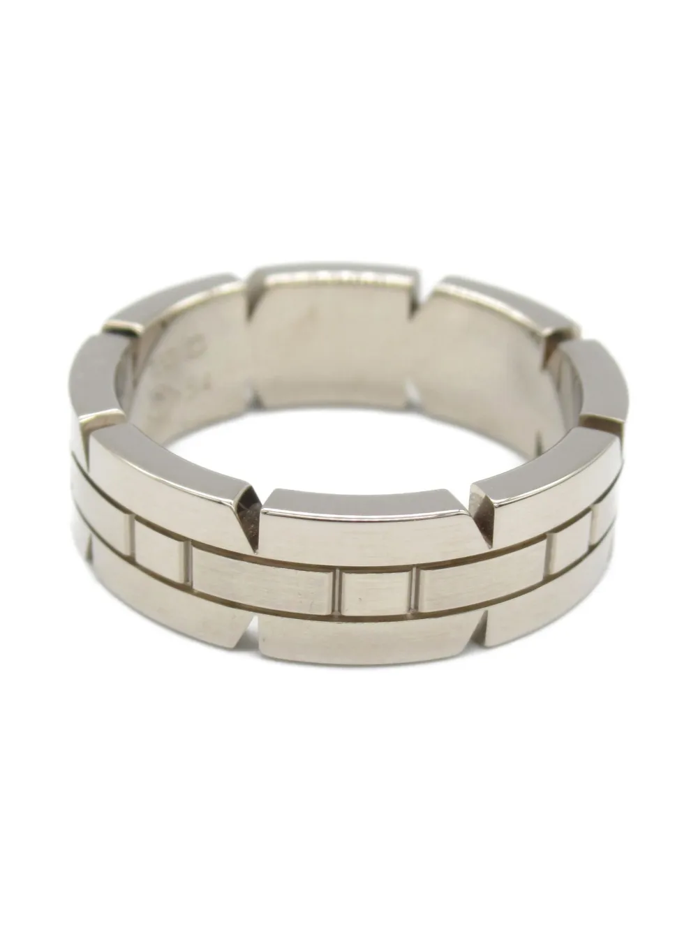 Cartier 2010s Tank Française リング 18Kホワイトゴールド - シルバートーン Cartier 2010s Tank Française リング 18Kホワイトゴールド - シルバートーン