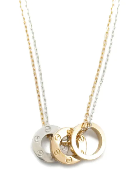 Cartier قلادة 'لوف سليب ليب' ذهب عيار 18 مرصعة بألماس من عقد 2010