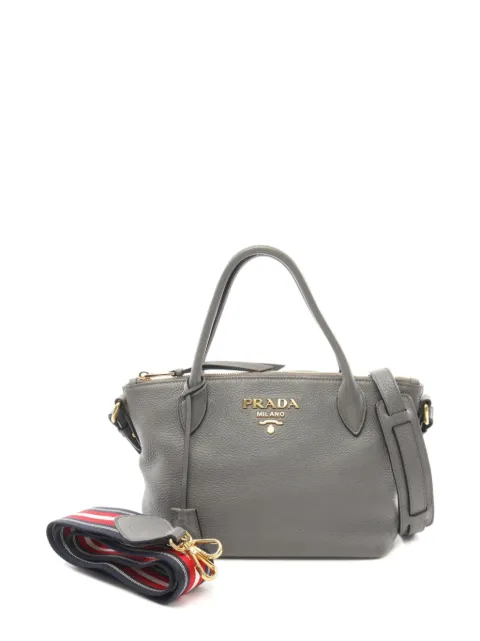 Prada Pre-Owned 2000s logo-lettering tote bag