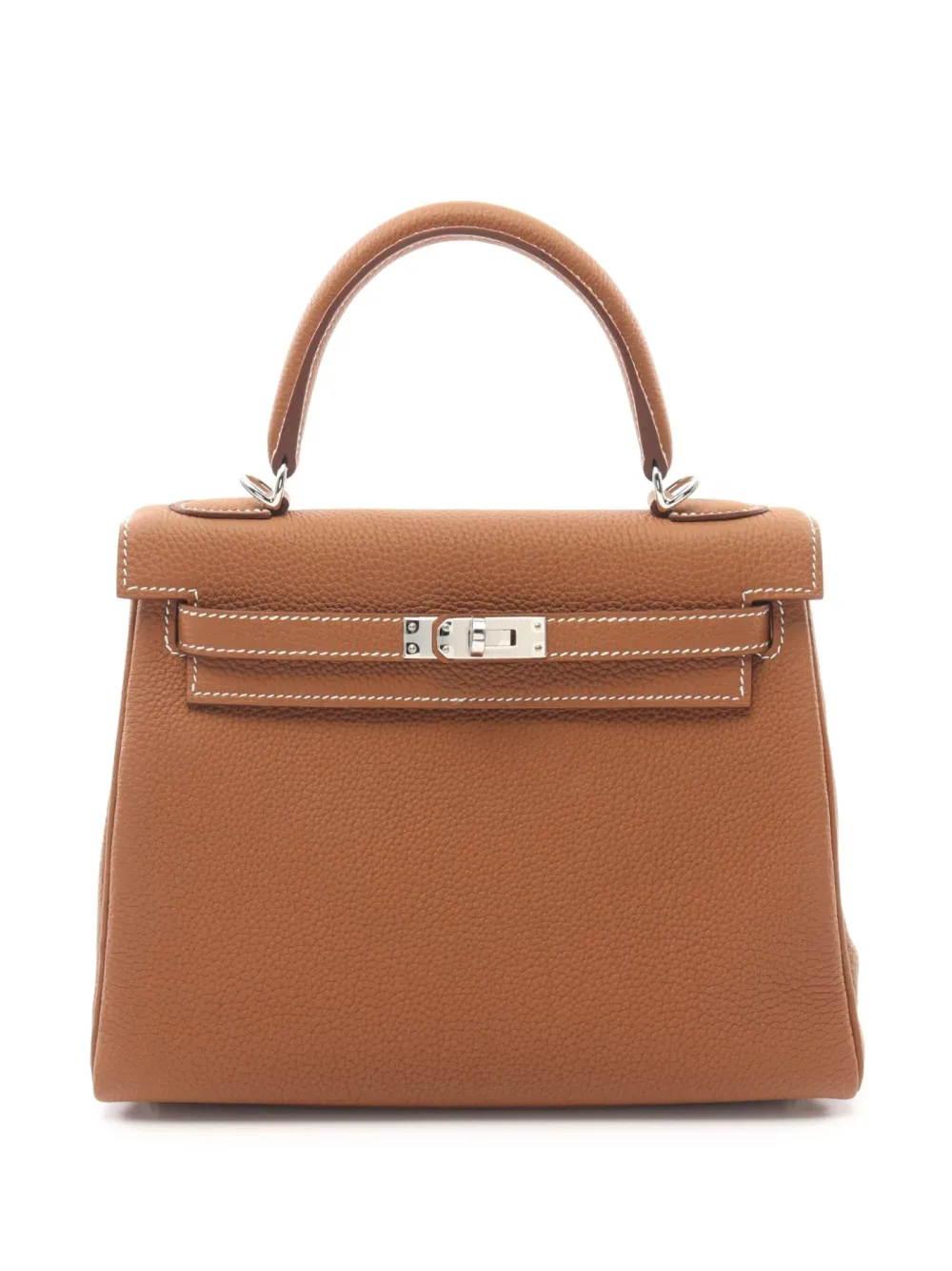 Hermès Pre-Owned 2024 ケリー 25 2way ハンドバッグ - ブラウン Hermès Pre-Owned 2024 ケリー 25 2way ハンドバッグ - ブラウン