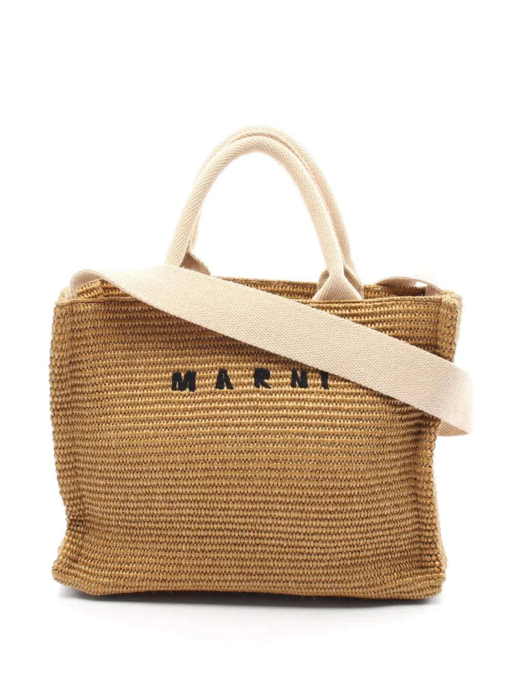 2010s small raffia tote bag