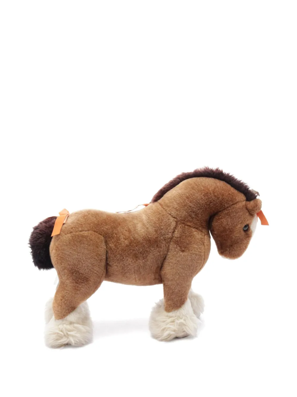 Pre-owned Hermes 2010s Elmy Pm Stuffed Toy In Brown