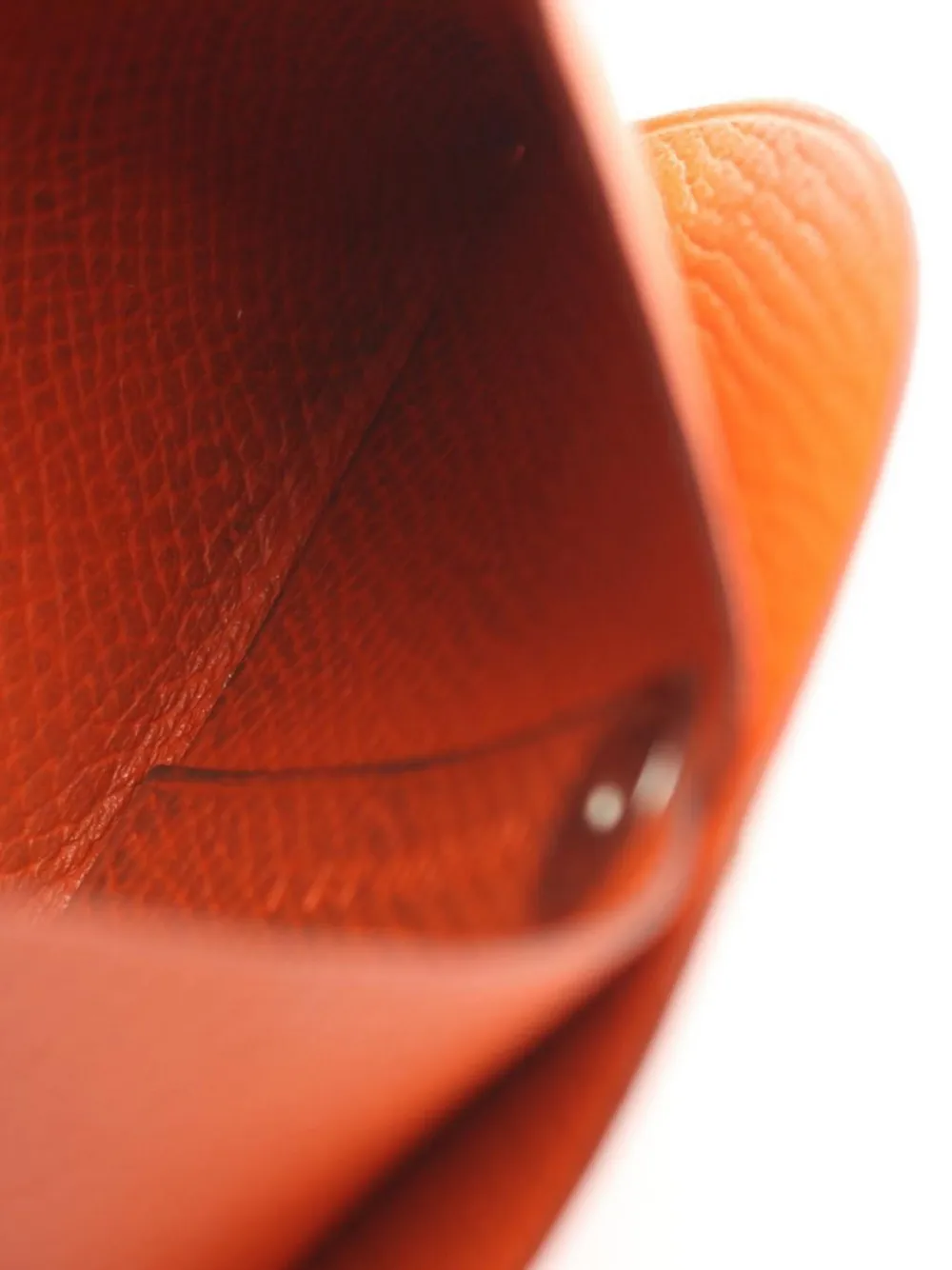 Pre-owned Hermes 2015 Bastia Purse In Orange