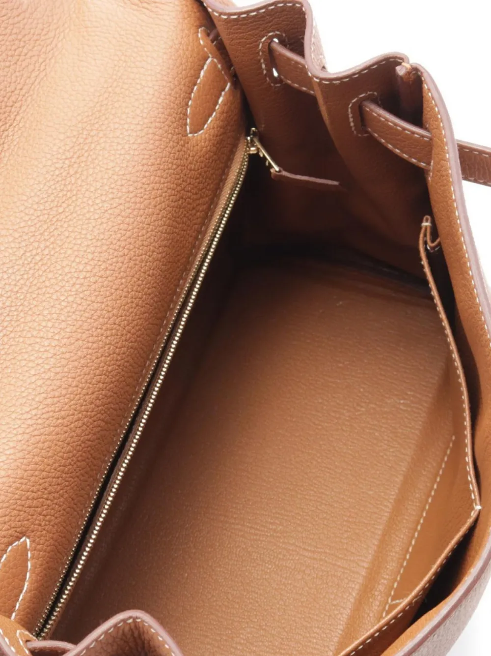 Pre-owned Hermes 2021 Kelly 28 Handbag In Brown
