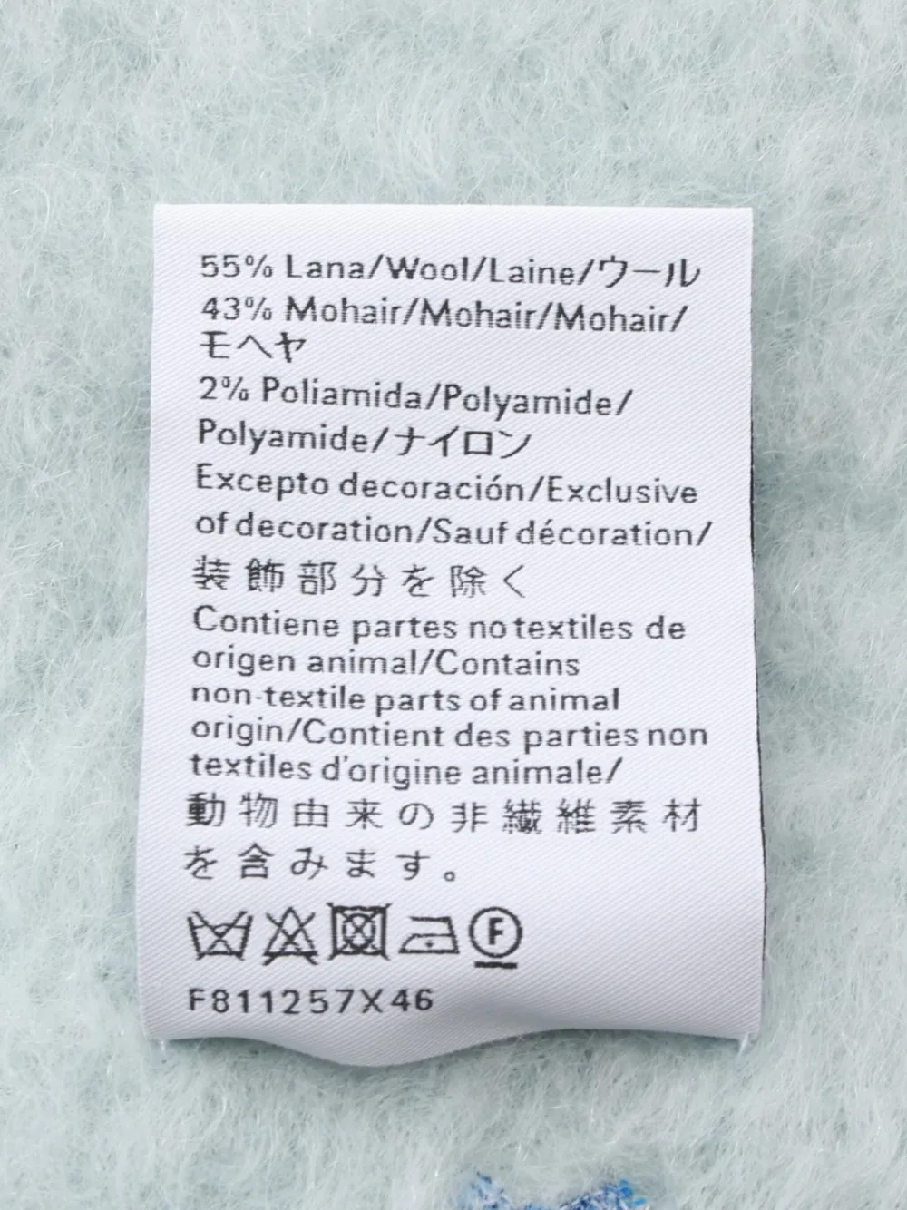 Pre-owned Loewe X Suna Fujita 2010s Scarf In Blue
