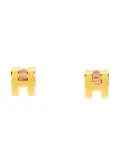 Hermès Pre-Owned 2010s mini Pop H earrings - Pink