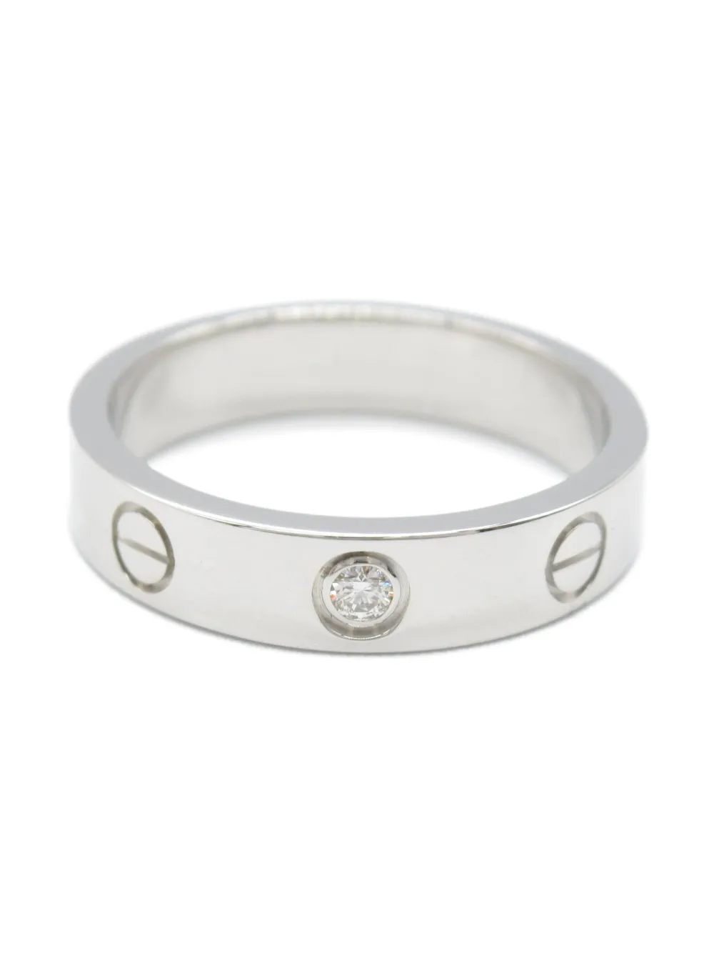 Cartier 2010s Love ダイヤモンド リング 18Kホワイトゴールド - シルバートーン Cartier 2010s Love ダイヤモンド リング 18Kホワイトゴールド - シルバートーン
