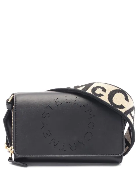Stella McCartney Pre-Owned bolsa crossbody con logo perforado 2010