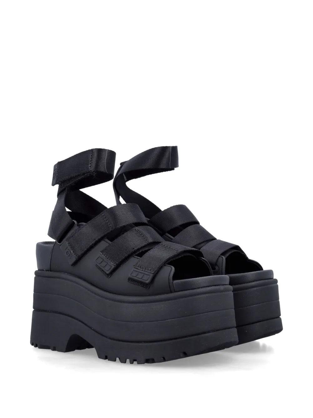 UGG Goldenrise platform sandals Black