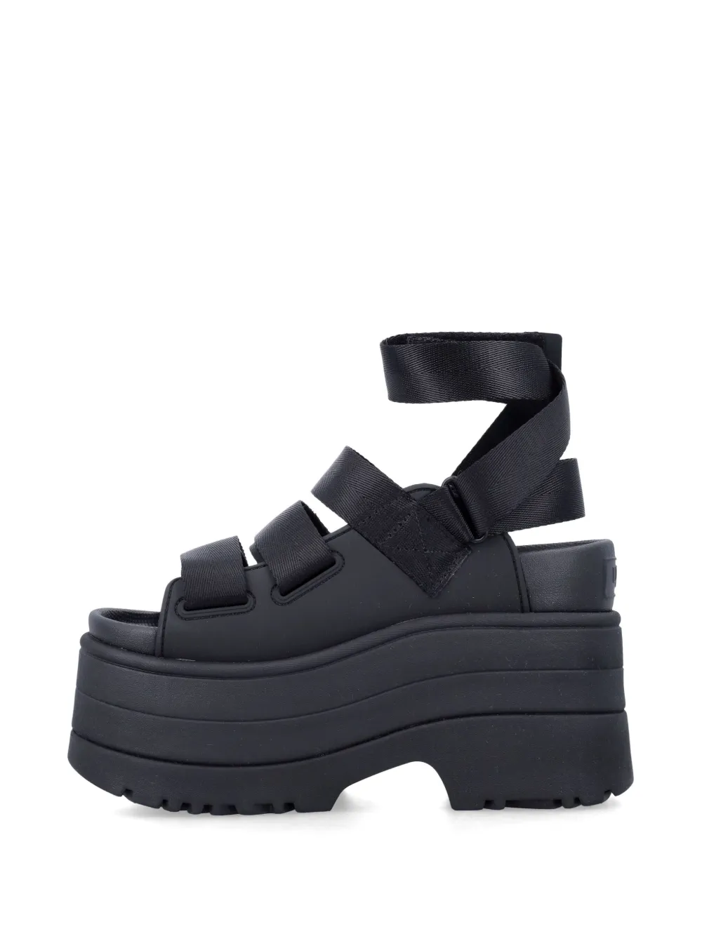 UGG Goldenrise platform sandals Black