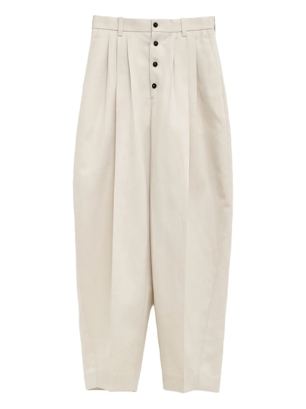 Jacquemus Hose Fernando Aus Wolle Und Leinen In Neutrals