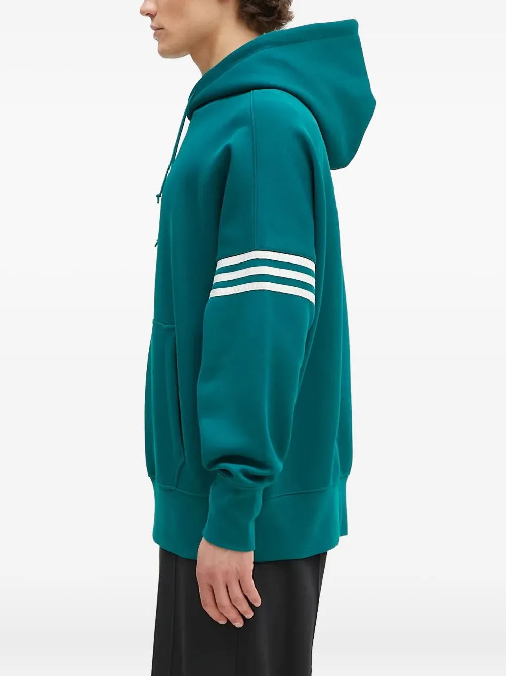 adidas Hoodie met drie strepen Groen