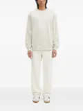 adidas logo-embroidered crew-neck sweatshirt - Neutrals