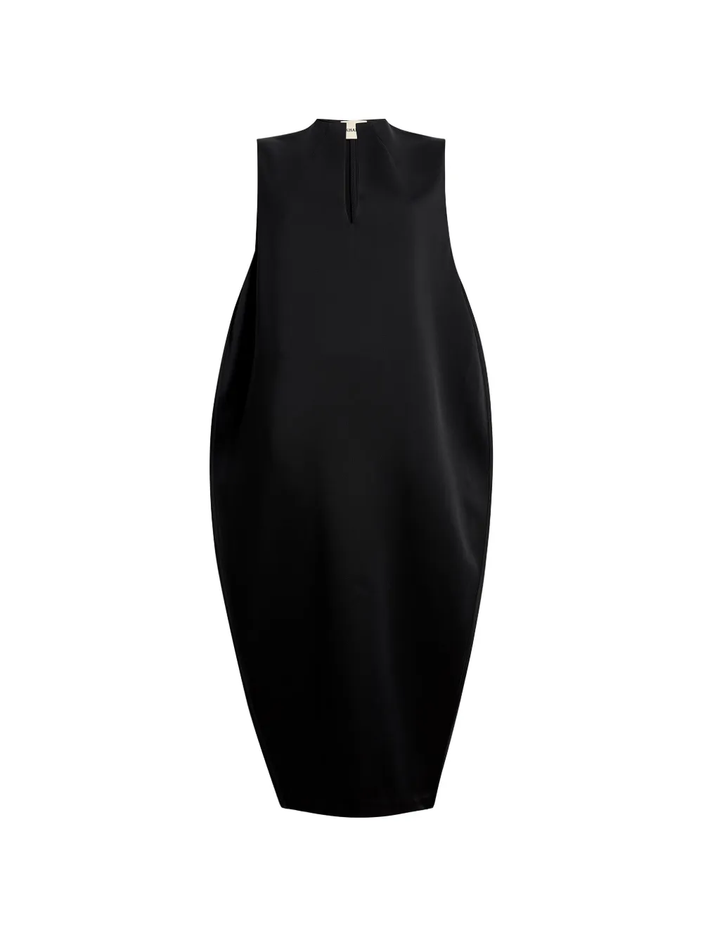 KHAITE Blanche midi-jurk Zwart