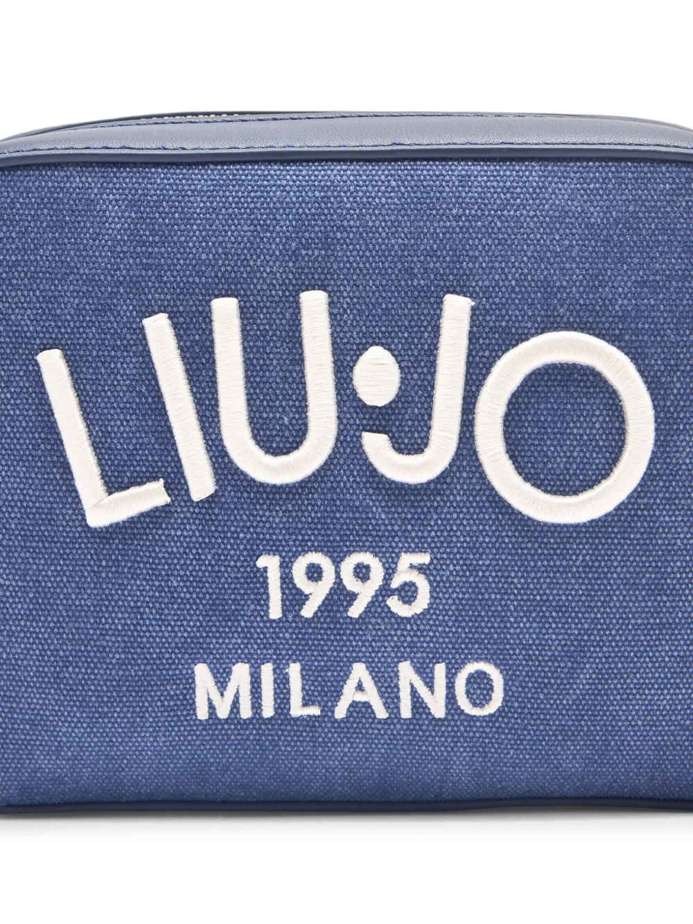 LIU JO Crossbodytas met geborduurd logo Blauw