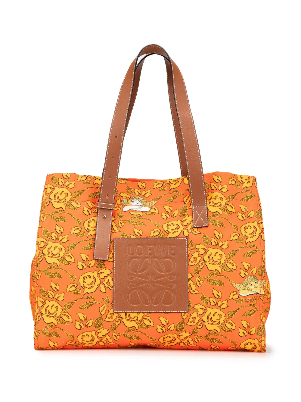 2019 Paulas Ibiza Canvas Floral Print tote bag