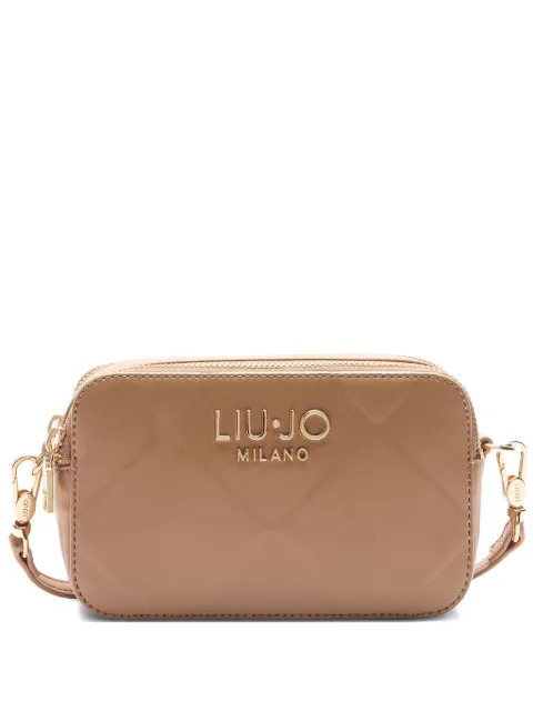 LIU JO bolsa crossbody con motivo de rombos