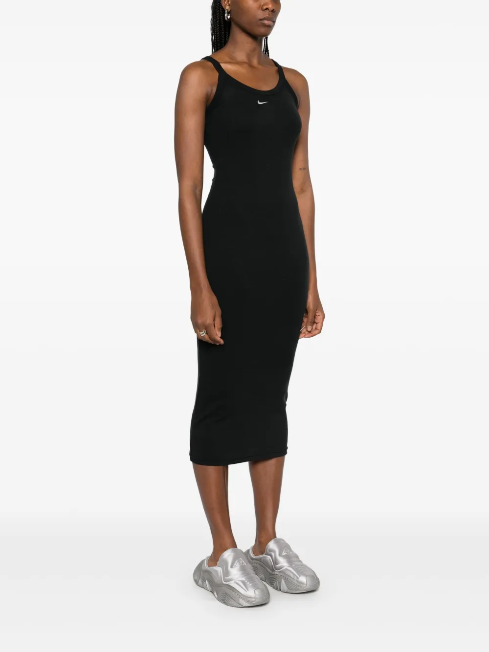 NIKE CHILL KNIT MIDI DRESS