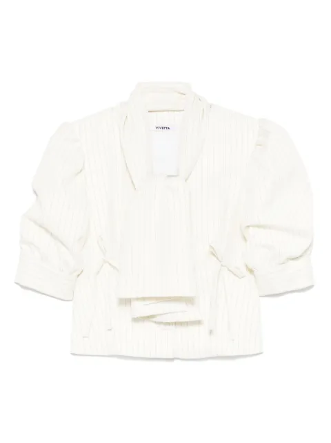 Vivetta pinstriped blouse