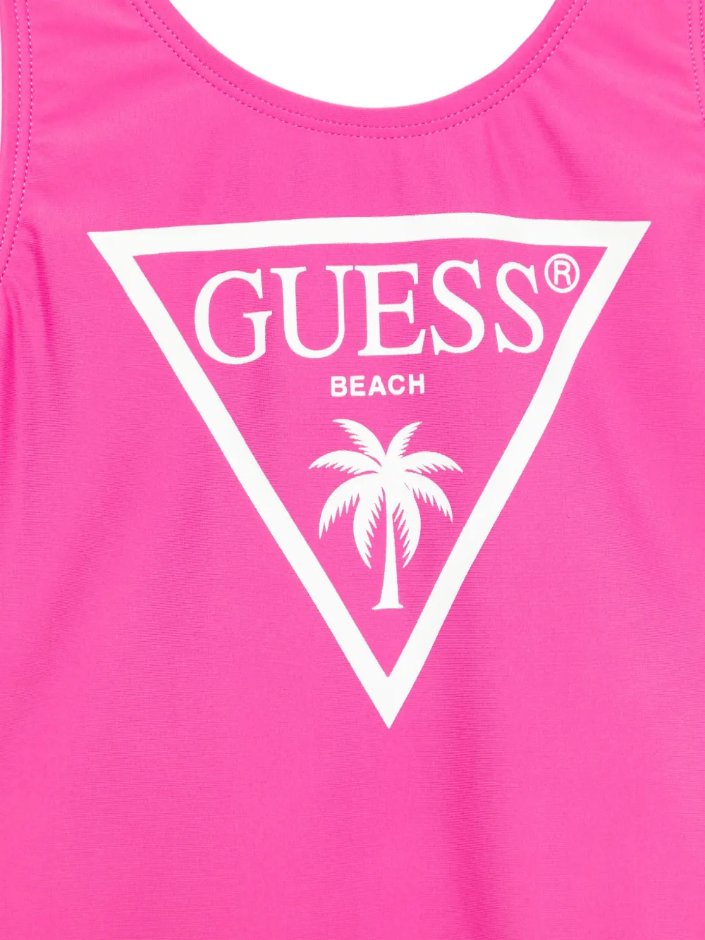 GUESS LOGO-PRINT SWIMSUIT