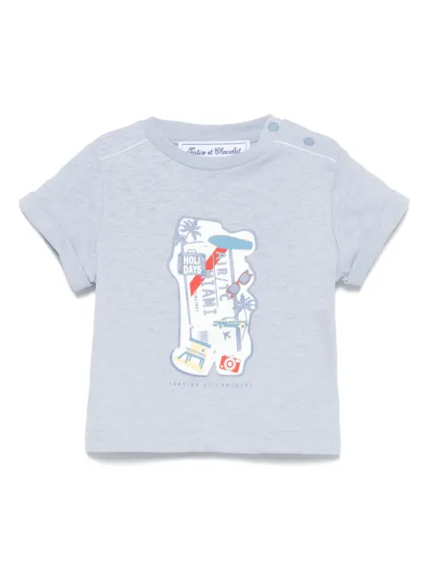 Tartine Et Chocolat graphic-patch T-shirt