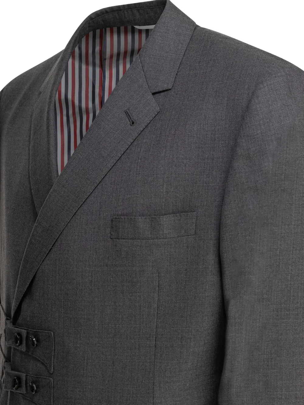 Thom Browne Blazer met dubbele rij knopen Grijs