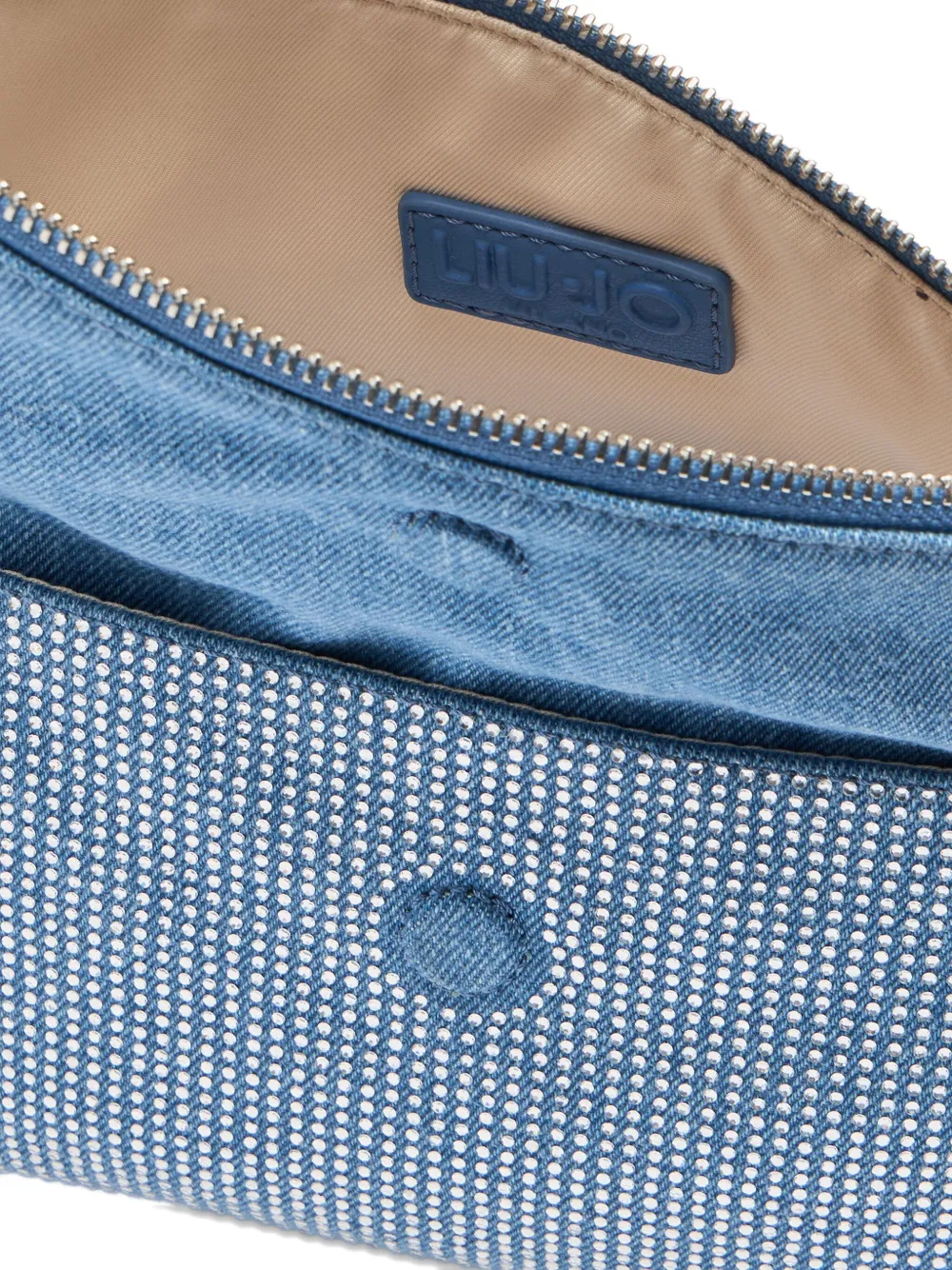LIU JO Schoudertas met stras Blauw