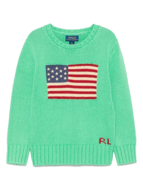 POLO RALPH LAUREN KIDS The Iconic Flag jumper